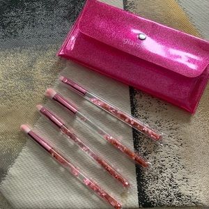 Glamierre Pink Luxe Glitter Eye Brush